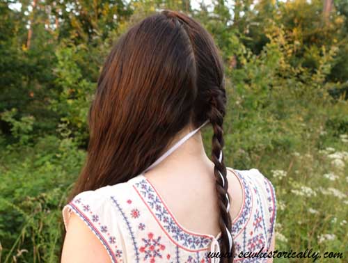 16th Or 17th C. Braided Hairstyle - Tutorial - Sew Historically
