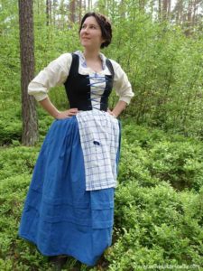 Historical Peasant Woman Outfit: Unboned Stays, Bumroll & Corded ...