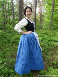 Historical Peasant Woman Outfit: Unboned Stays, Bumroll & Corded ...