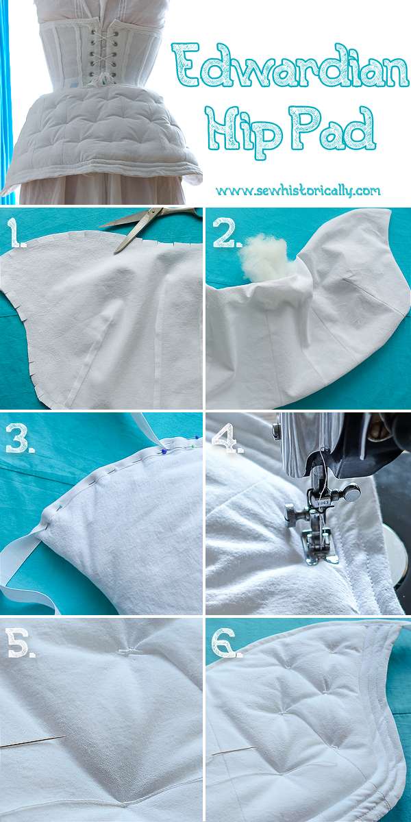 How To Sew An Edwardian Hip Pad - Sew Historically